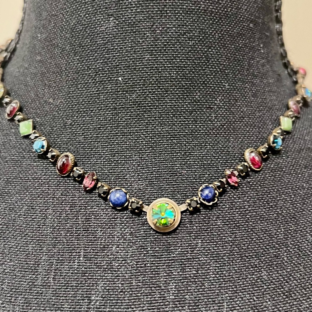 Sorrelli crystal necklace that is signed.